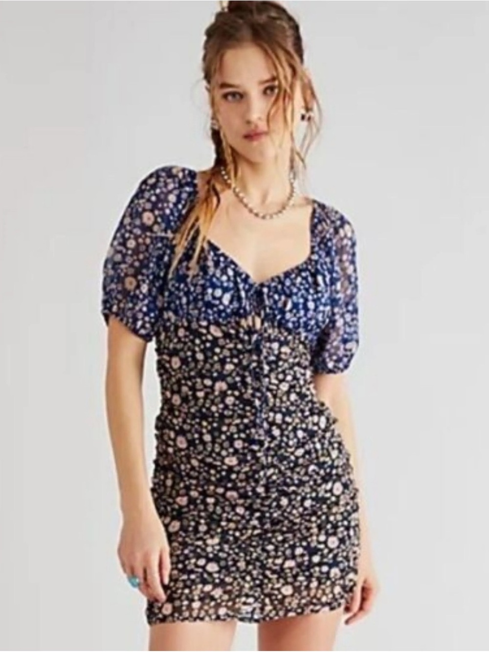 Free People Tessa Floral Mini Dress